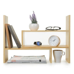 Desktop display shelf discount