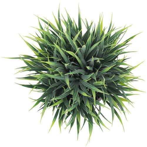 Artificial Luohan Grass in Recycled Grey Pulp Planter - MyGift
