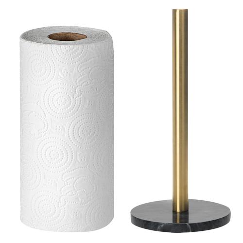 Brass & Marble Paper Towel Roll Holder
