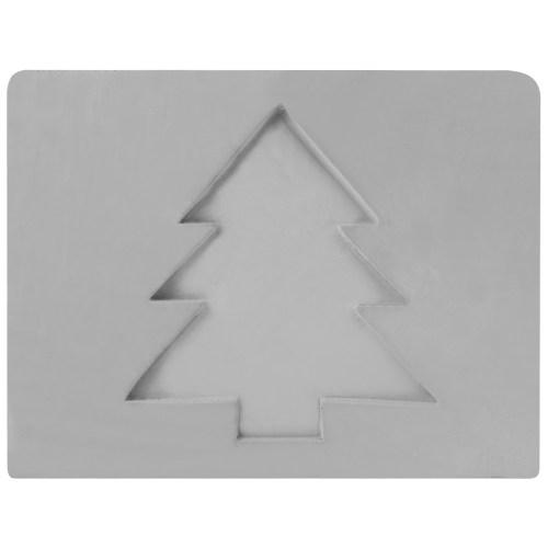 Cement Napkin Holder with Christmas Tree Design
