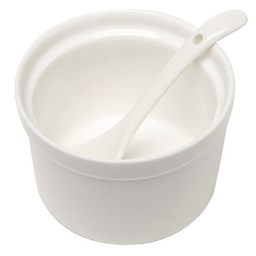 Ceramic Condiment Ramekins Set w/Lids & Spoons on Bamboo Tray – MyGift