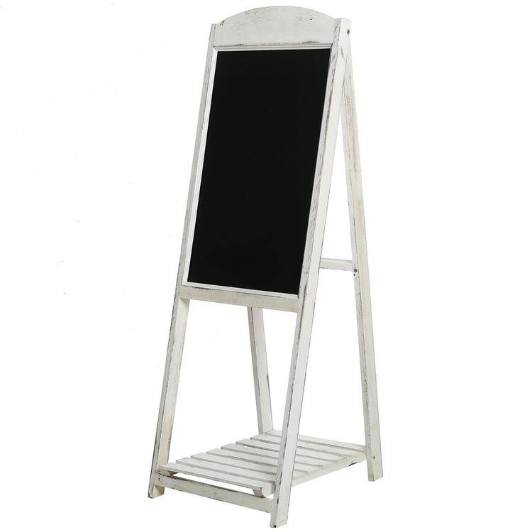 Chalkboard Easel with Shelf Vintage A-Frame Sign - MyGift
