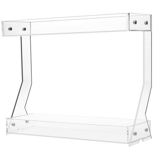 Clear Acrylic Cosmetics & Makeup Tabletop Storage Rack - MyGift