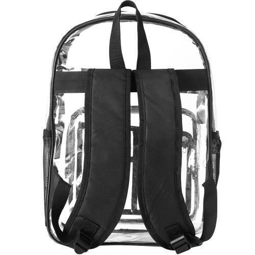 Clear Backpack with Black Trim