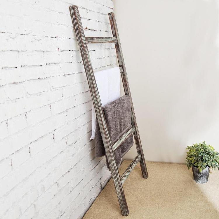 Decorative Rustic Barnwood Ladder - MyGift