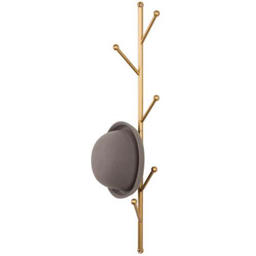 Gold Metal Tree Branch Style Rack, Wall-Mounted - MyGift