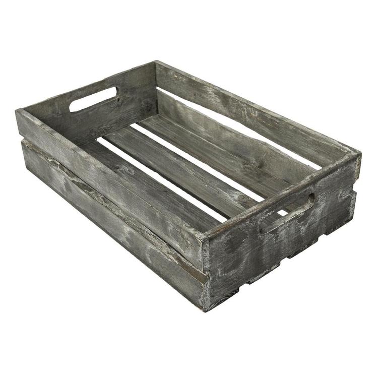 Barnwood Gray Wood Nesting Crates, Set of 3 - MyGift Enterprise LLC