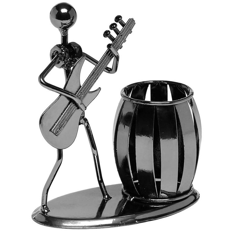 Gunmetal Gray Guitar Rocker Office Stand – MyGift