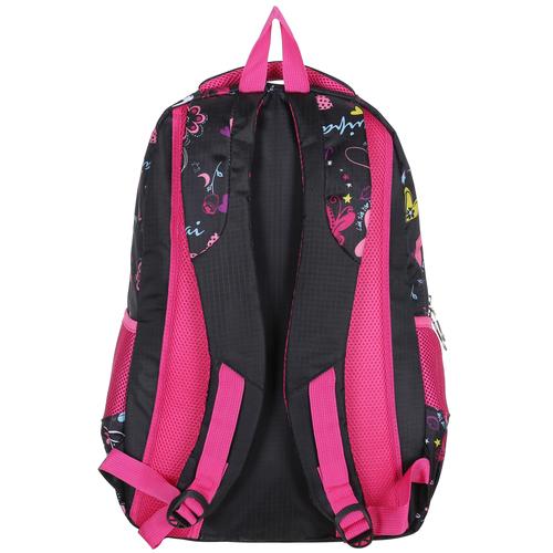 Hearts & Butterflies Print School Book Backpack