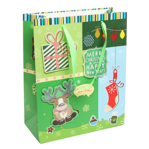 Holiday Gift Bags, Set of 6