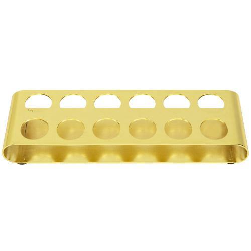Modern Brass Plated Metal Egg Organizer Tray - MyGift