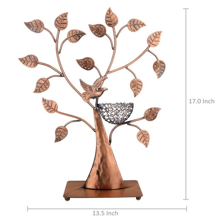 MyGift Silver Rotating Necklace Holder Bracelet Stand/Jewelry  Organizer/Jewelry Tree 