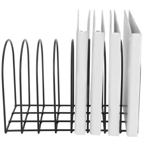 Matte Black Metal File Organizer - MyGift