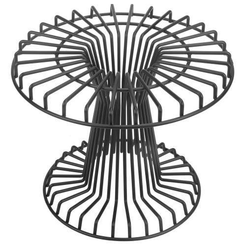 Matte Black Metal Wire Pizza Pie Stand - MyGift