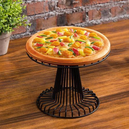 Matte Black Metal Wire Pizza Pie Stand - MyGift
