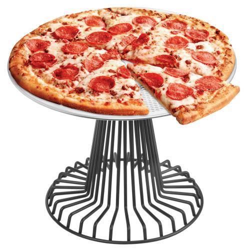 Matte Black Metal Wire Pizza Pie Stand - MyGift
