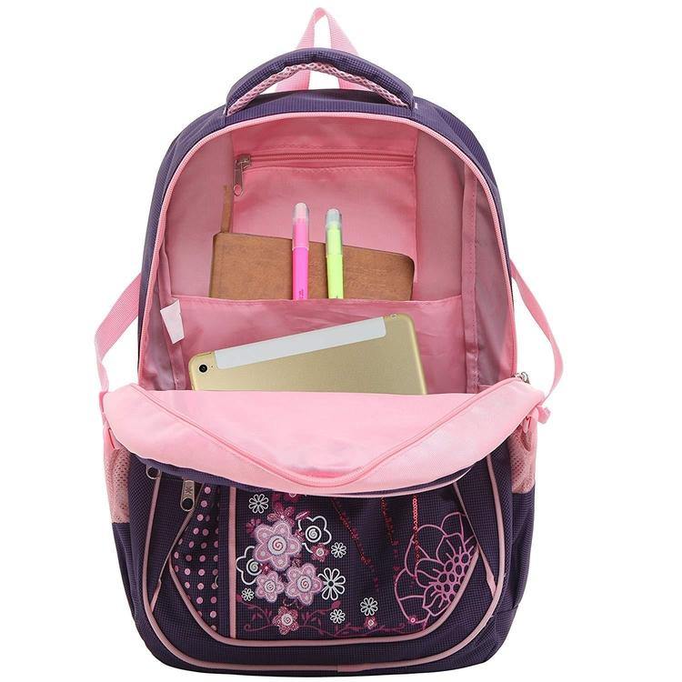 MGgear 18 Inch Butterfly School Book Bag/Children's Backpack - Purple - MyGift