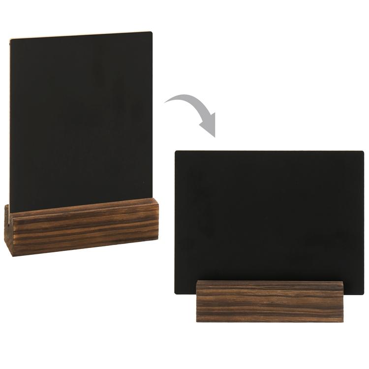 Mini Chalkboard Signs with Stands, Set of 2