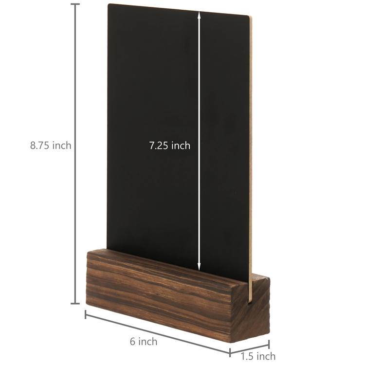Mini Chalkboard Signs with Stands, Set of 2