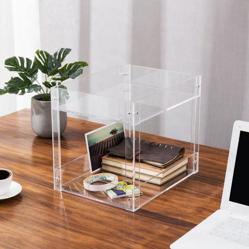 Modern Clear Acrylic Desktop Document Tray - MyGift