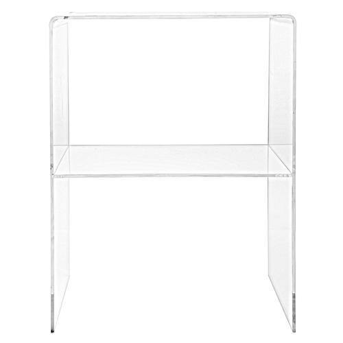 Modern Design Clear Acrylic End Table - MyGift