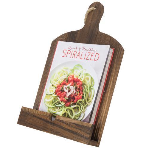 Paddle Style Wood Cookbook/Tablet Stand - MyGift