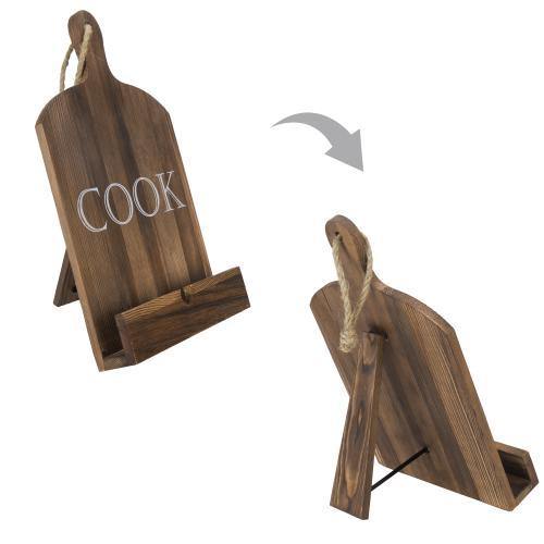 Paddle Style Wood Cookbook/Tablet Stand - MyGift