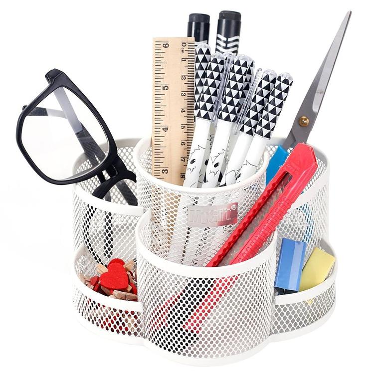 Rotating storage caddy, White - MyGift Enterprise LLC