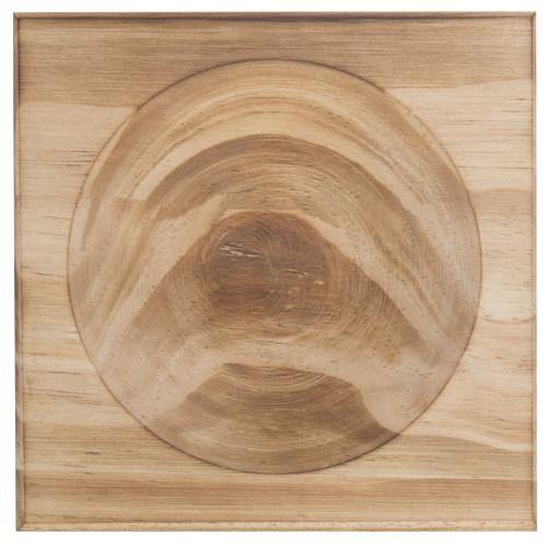 Rustic Light Brown Artisan Style Wood Soap Dish, Set of 2 - MyGift
