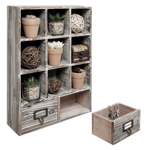 Rustic Wall Mounted Cubby Storage