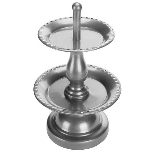 Silver Tone Jewelry Fountain Rack