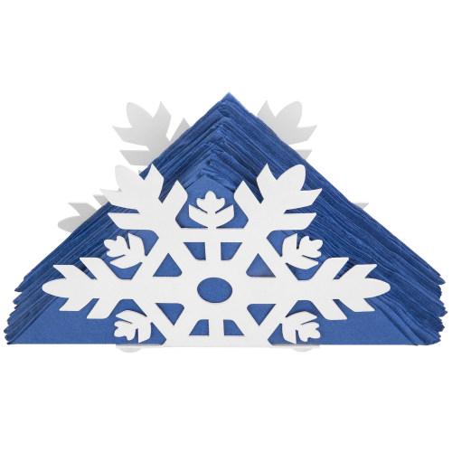Snowflake Cutout Design Napkin Holder