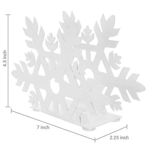 Snowflake Cutout Design Napkin Holder