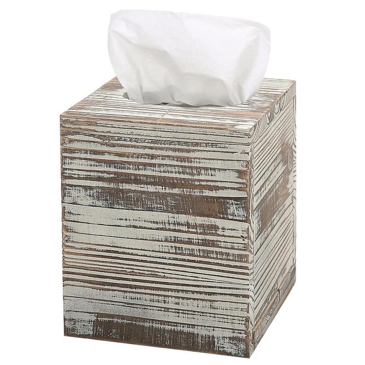 Rustic Tissue Box Buy Bathroom Organizers and Accessories Online at Best Price – MyGift