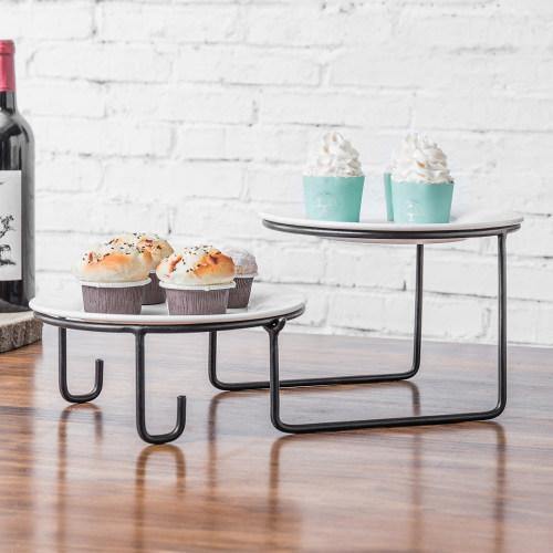 Tabletop Black Metal Wire Pizza Pie Holder Stand - MyGift