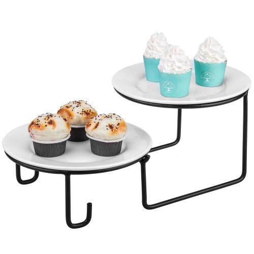 Tabletop Black Metal Wire Pizza Pie Holder Stand - MyGift