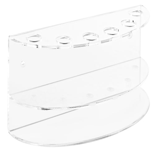 Round Clear Acrylic Dry Erase Accessories Holder, Wall Mounted-MyGift