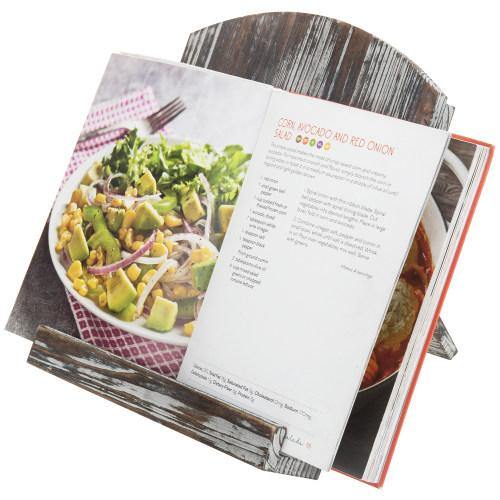 Torched Wood Cookbook/Tablet Holder - MyGift