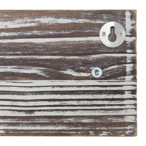 Torched Wood Guitar Hanger with Pick Holder - MyGift