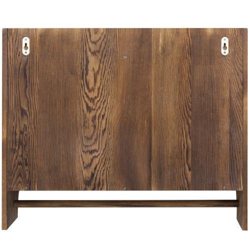 Urban Wood Bathroom Shelves with Towel Bar - MyGift