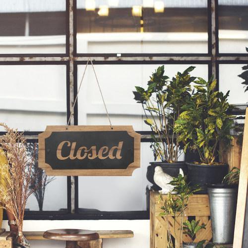 Vintage Burnt Wood Open/Closed Retail Sign - MyGift