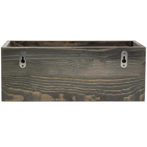 Vintage Gray Wood and Metal Mesh Wall WINE Cork Holder - MyGift