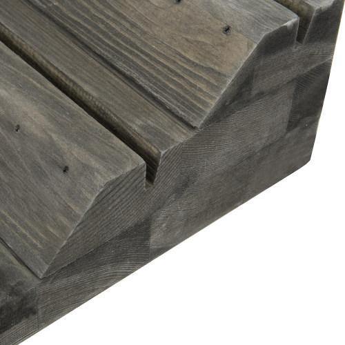 Vintage Gray Wood Earring & Ring Jewelry Display Tray - MyGift