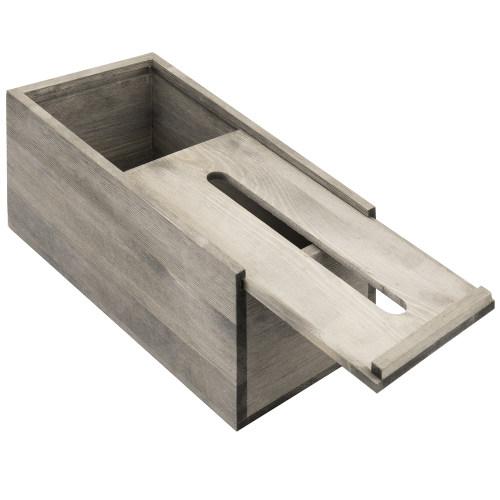 Vintage Grey Tissue Box Cover