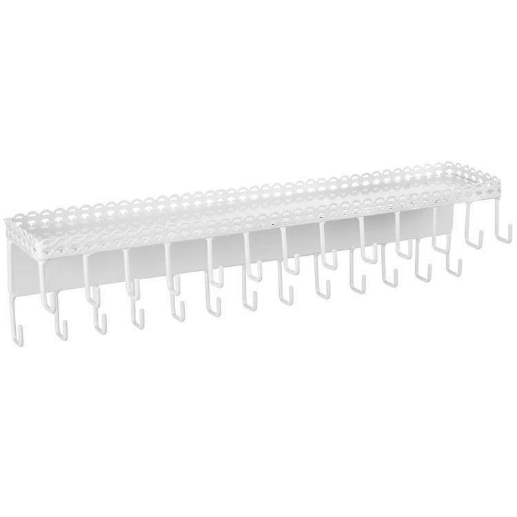 Wall-Mounted Jewelry Organizer with Display Shelf - MyGift