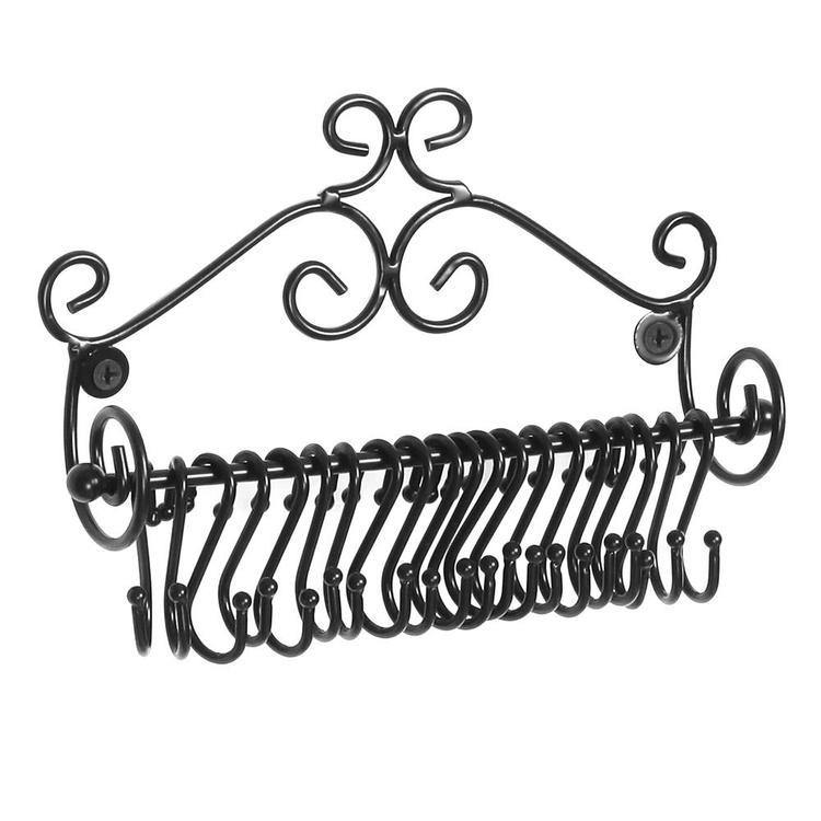 Wall Mounted Metal Jewelry Storage Rack - MyGift