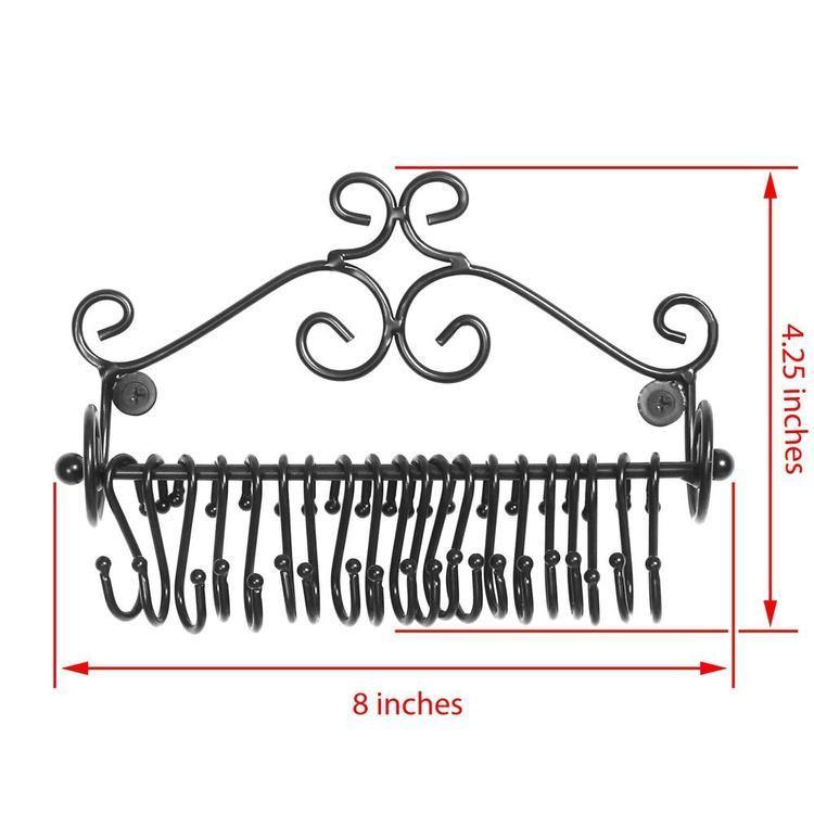 Wall Mounted Metal Jewelry Storage Rack - MyGift