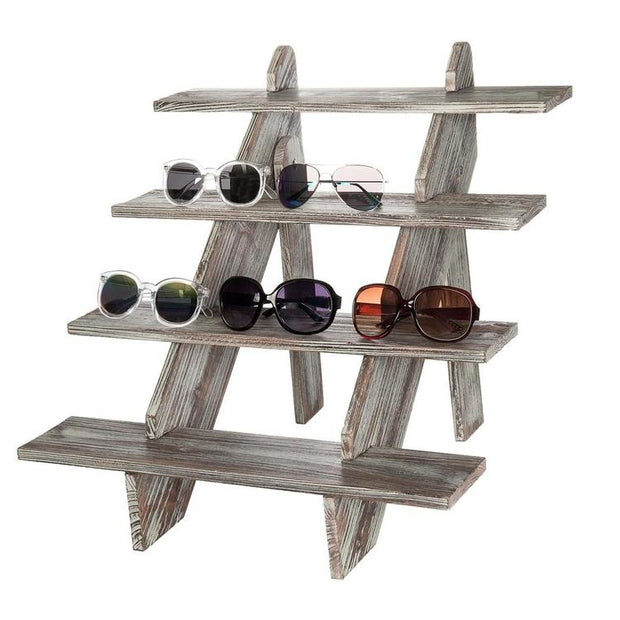 Weathered Wood Rustic Retail Display Stand – MyGift