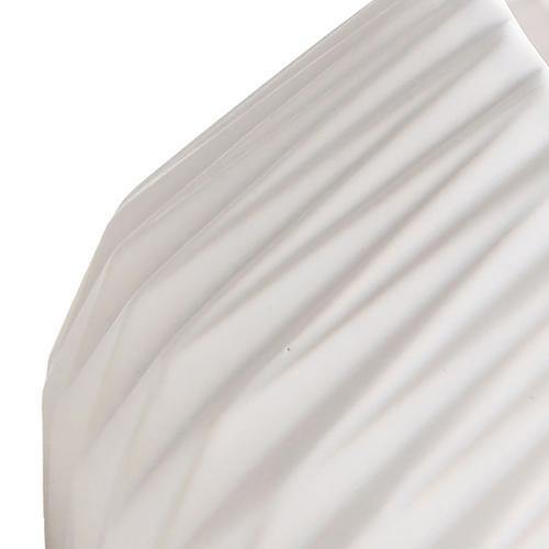White Textured Ceramic Succulent Planter, Set of 2 - MyGift