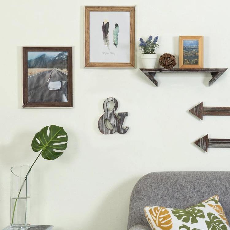 Wood Ampersand Wall Decor / Freestanding Monogram - MyGift